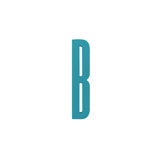 Design Letters Bokstaver i Tre, A-Z - Lyseblå