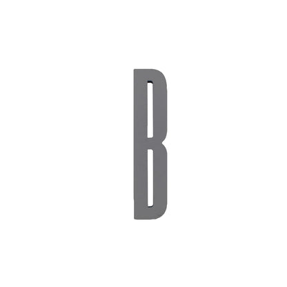 Design Letters Bokstaver i Tre, A-Z - Grå