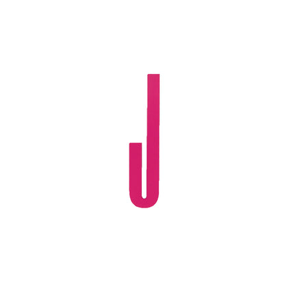 Design Letters Bokstaver i Tre, A-Z - Rosa