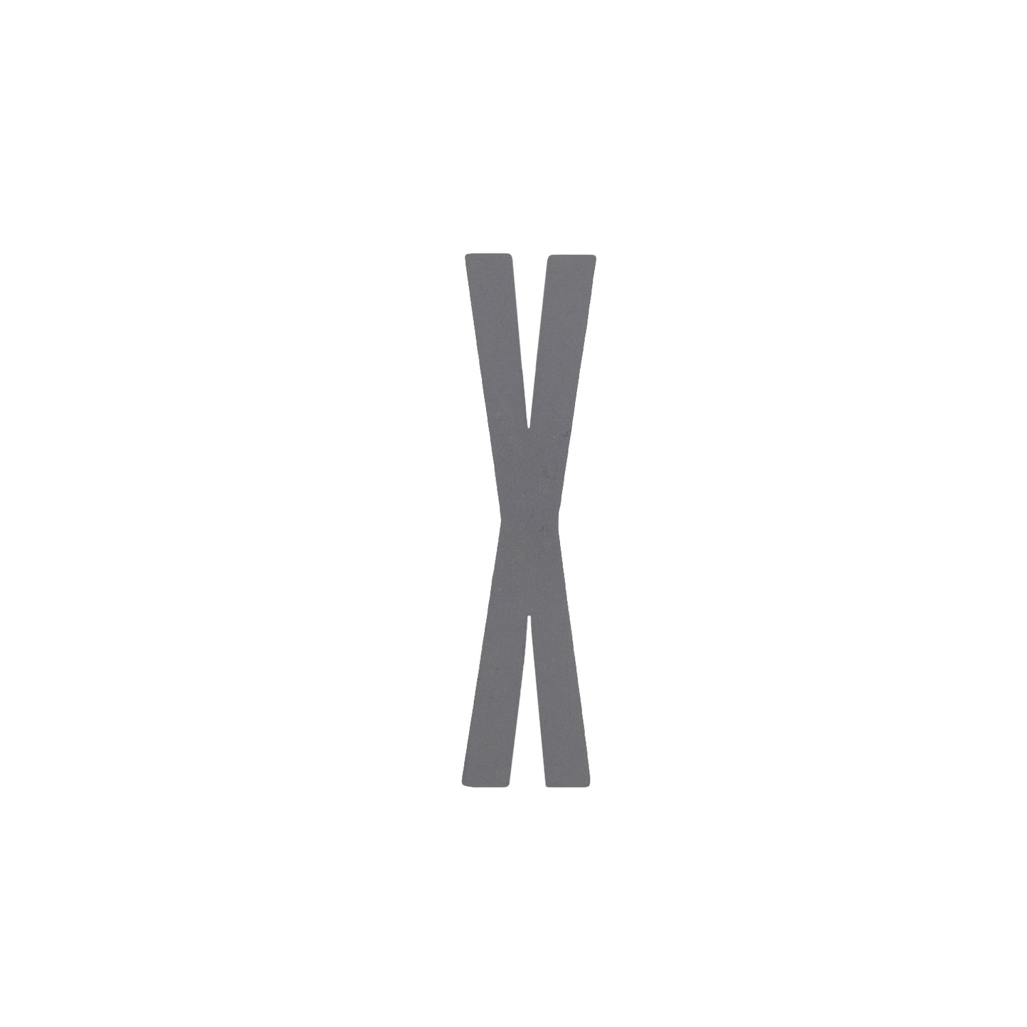 Design Letters Bokstaver i Tre, A-Z - Grå