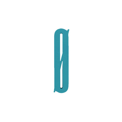 Design Letters Bokstaver i Tre, A-Z - Lyseblå
