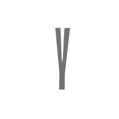 Design Letters Bokstaver i Tre, A-Z - Grå