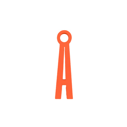 Design Letters Bokstaver i Tre, A-Z - Oransje