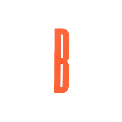 Design Letters Bokstaver i Tre, A-Z - Oransje