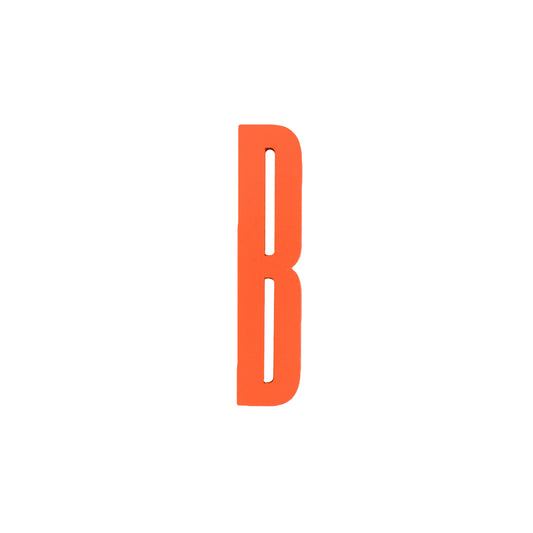 Design Letters Bokstaver i Tre, A-Z - Oransje