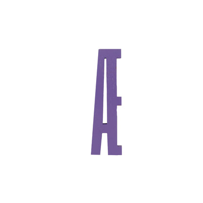 Design Letters Bokstaver i Tre, A-Z - Lilla