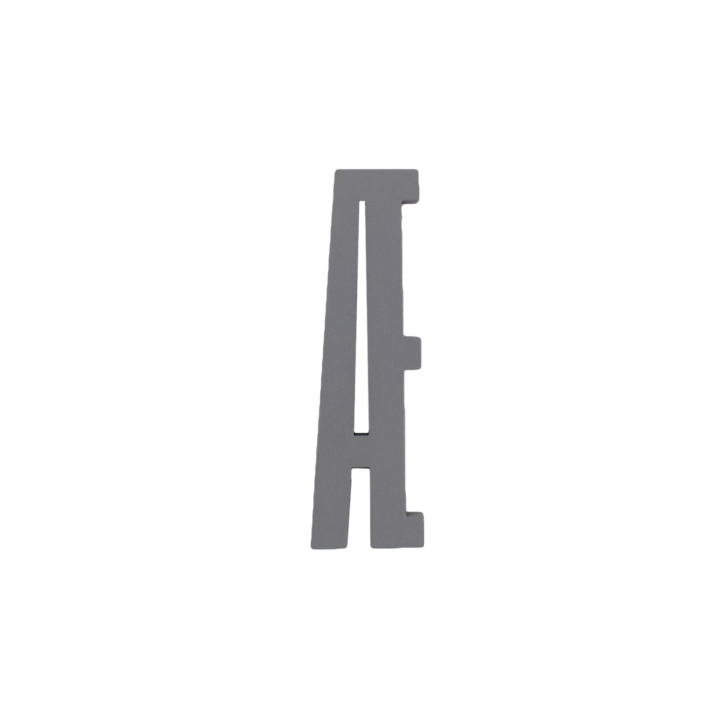 Design Letters Bokstaver i Tre, A-Z - Grå