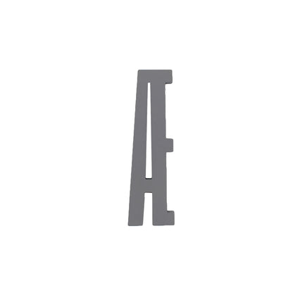 Design Letters Bokstaver i Tre, A-Z - Grå
