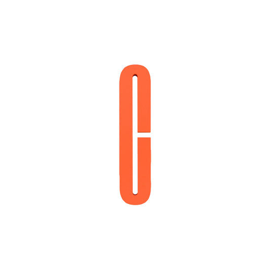 Design Letters Bokstaver i Tre, A-Z - Oransje