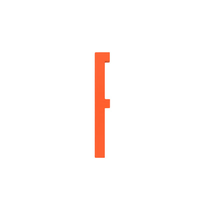 Design Letters Bokstaver i Tre, A-Z - Oransje