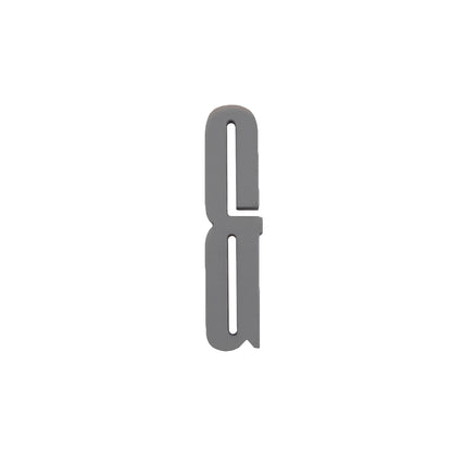 Design Letters Bokstaver i Tre, A-Z - Grå