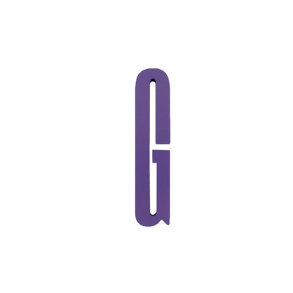 Design Letters Bokstaver i Tre, A-Z - Lilla
