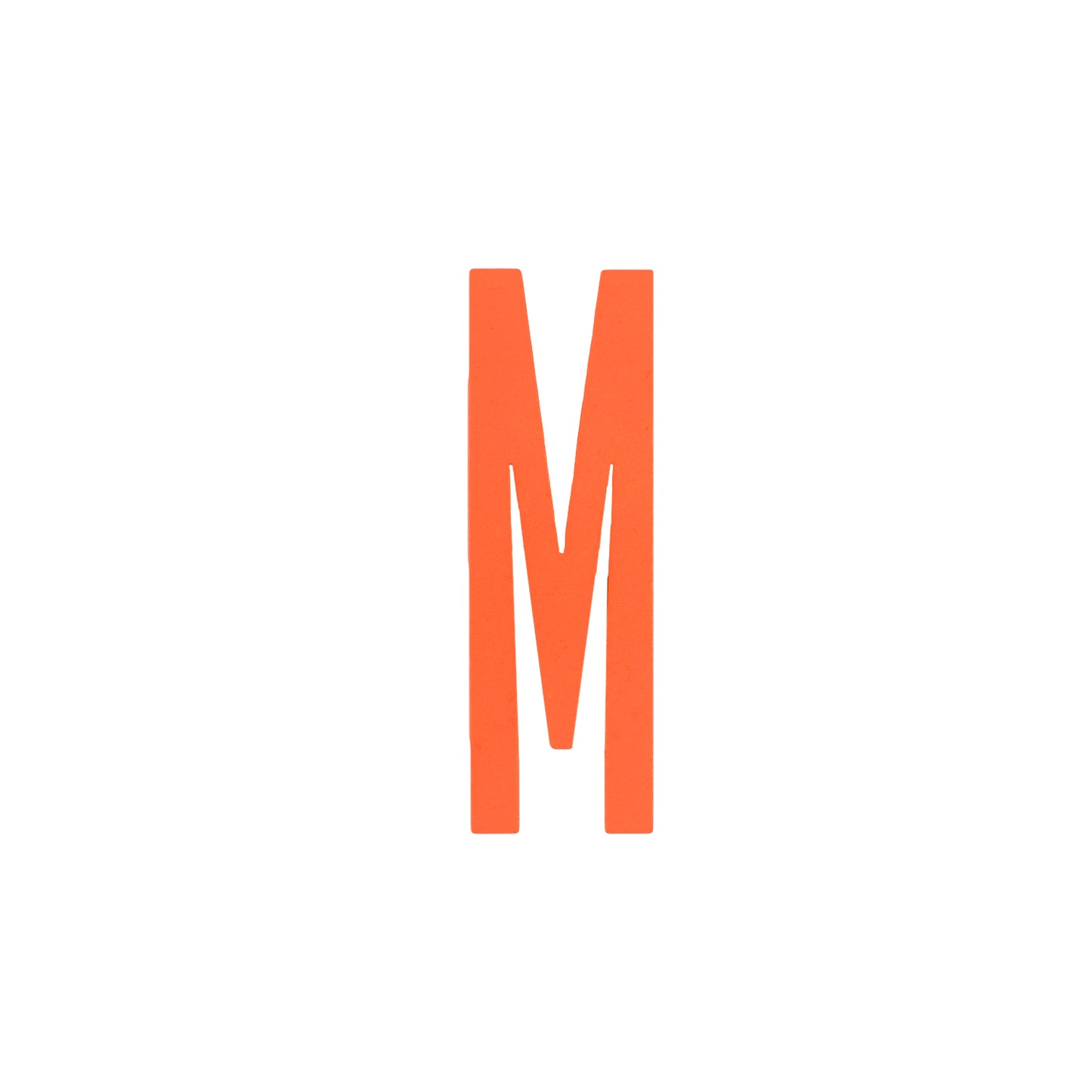 Design Letters Bokstaver i Tre, A-Z - Oransje