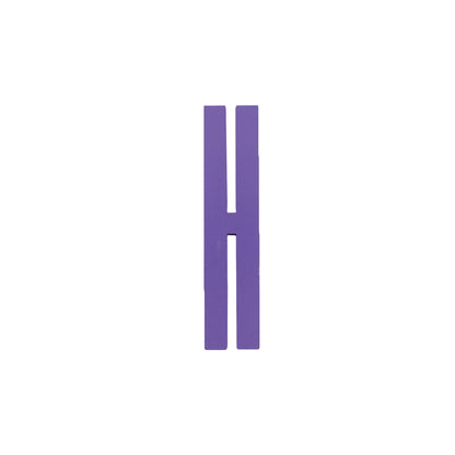 Design Letters Bokstaver i Tre, A-Z - Lilla