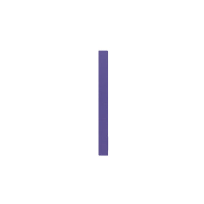 Design Letters Bokstaver i Tre, A-Z - Lilla