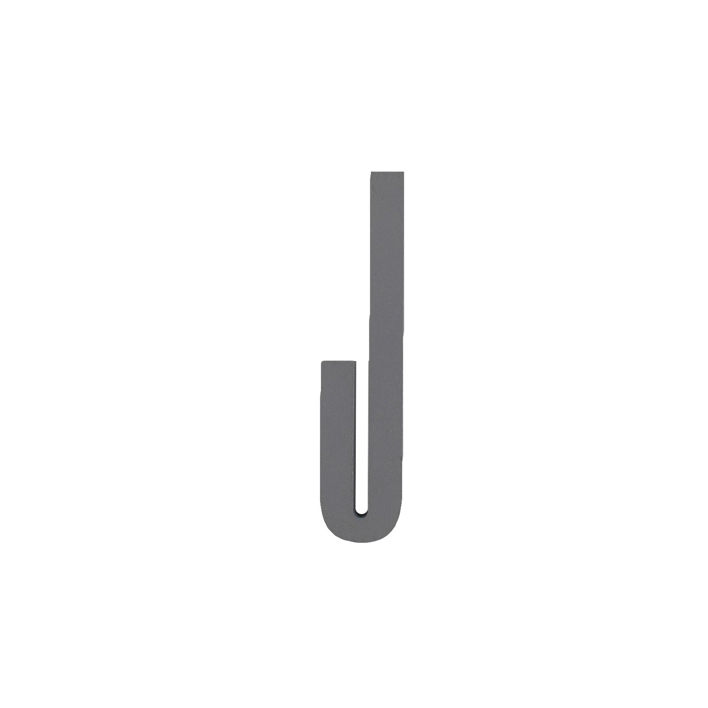 Design Letters Bokstaver i Tre, A-Z - Grå