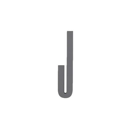 Design Letters Bokstaver i Tre, A-Z - Grå