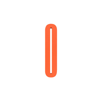 Design Letters Bokstaver i Tre, A-Z - Oransje