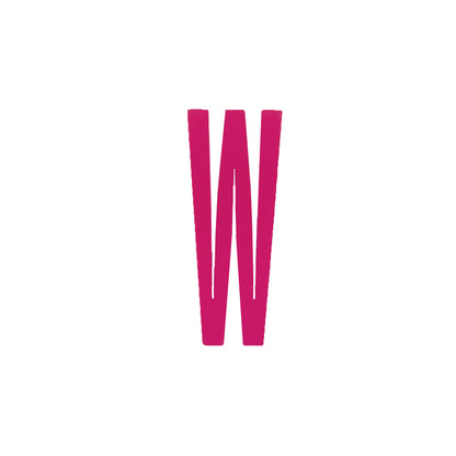 Design Letters Bokstaver i Tre, A-Z - Rosa