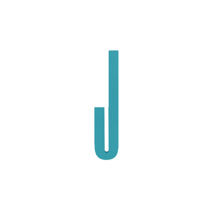 Design Letters Bokstaver i Tre, A-Z - Lyseblå