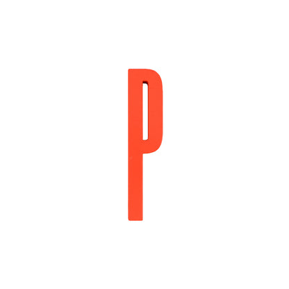 Design Letters Bokstaver i Tre, A-Z - Oransje