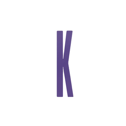 Design Letters Bokstaver i Tre, A-Z - Lilla