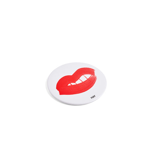 HAY Pocket Mirror Lips, Rød