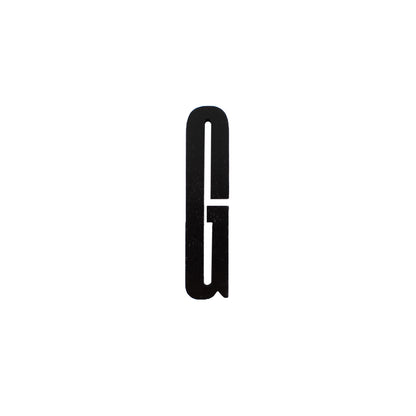 Design Letters Bokstaver i Tre, A-Z - Sort
