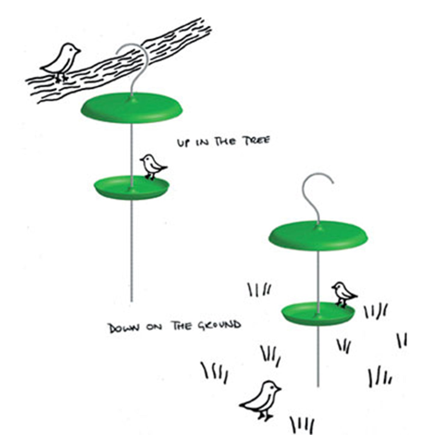 Magis Bird Table, Grønn
