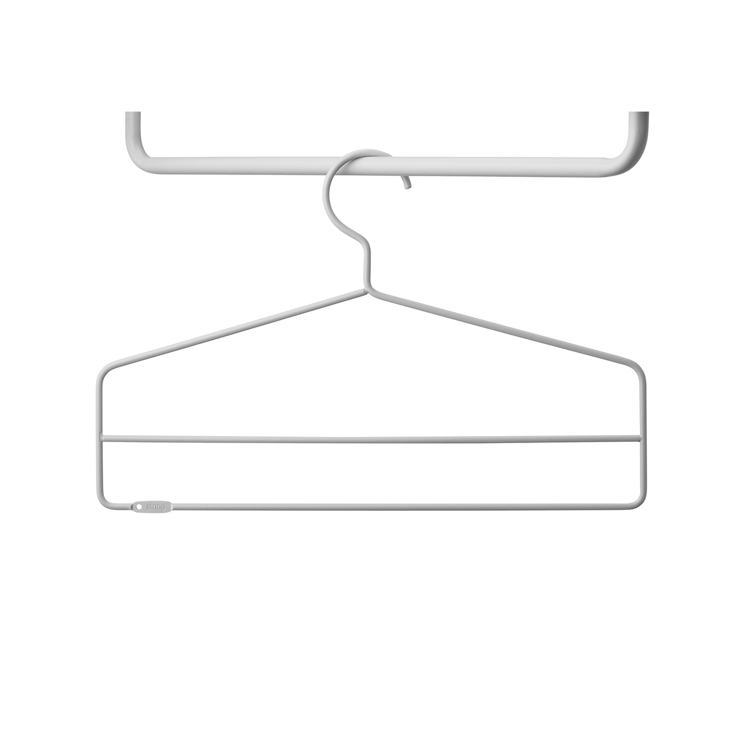 String Kleshenger For Metallhylleplate 4 stk, Beige. Bestillingsvare.