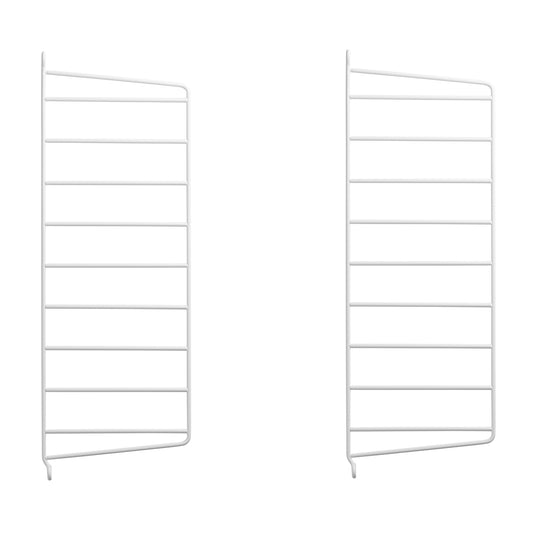 String vegg gavler 50 x 30 cm, 2 pk, i hvit. Bestillingsvare.