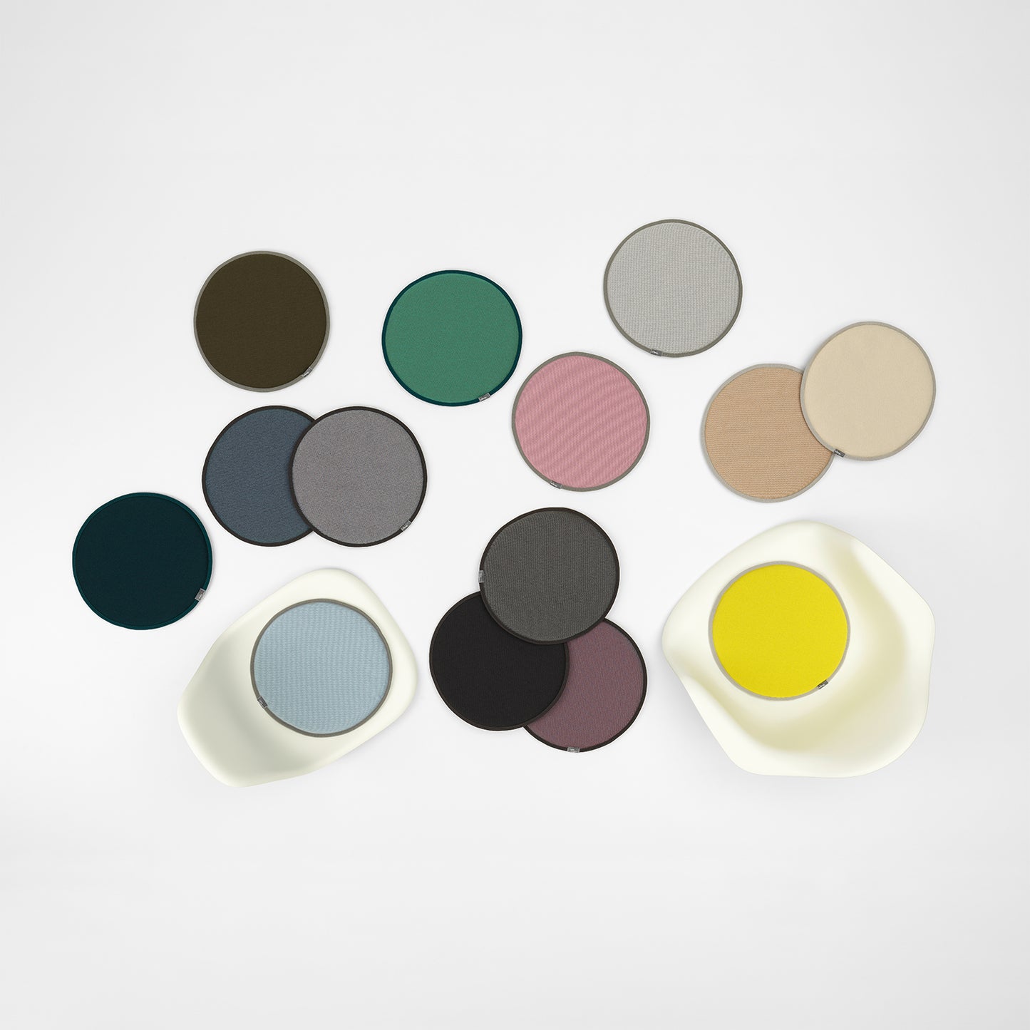 Vitra Seat Dots Yellow/Pastel green