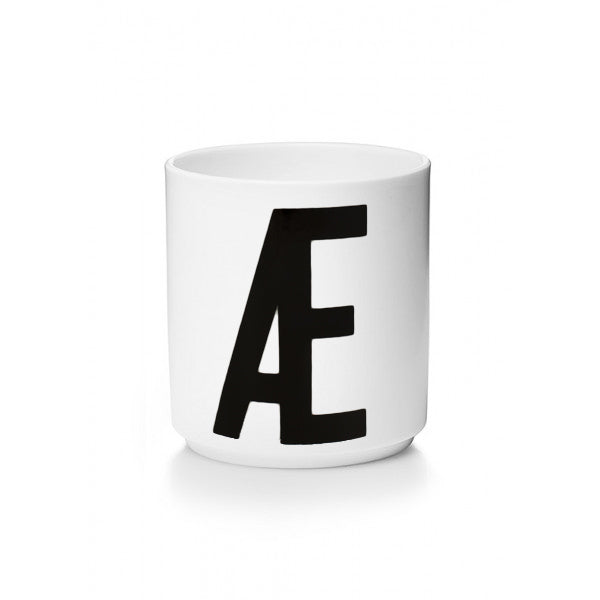 Design Letters Æ Porselen Kopp, Hvit