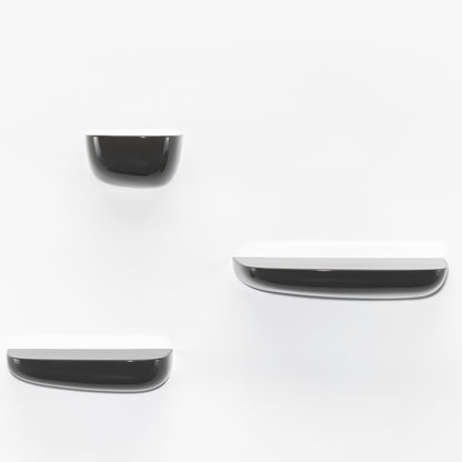 Vitra Corniches hylle small, svart.
