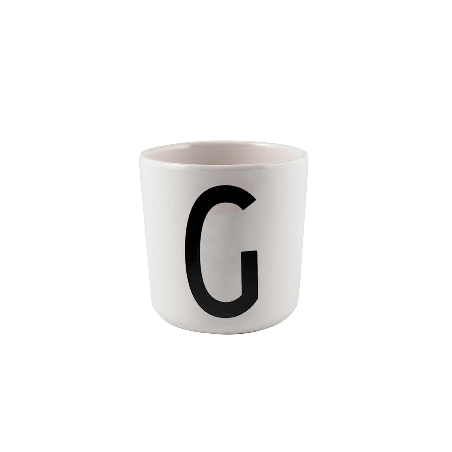 Design Letters G Melamin Kopp, Hvit