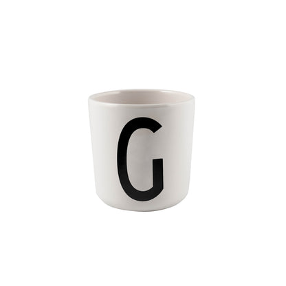 Design Letters G Melamin Kopp, Hvit
