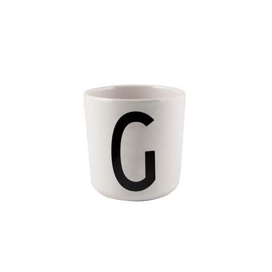 Design Letters G Melamin Kopp, Hvit