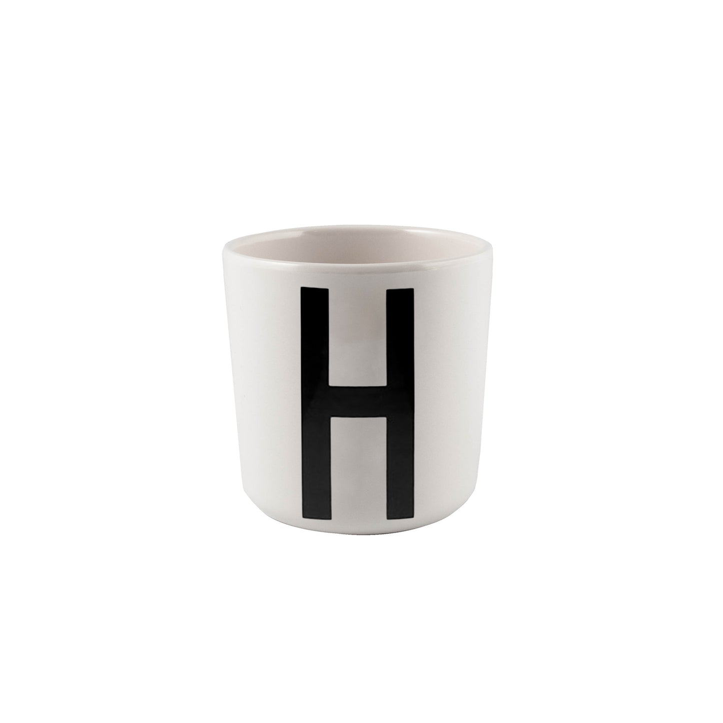 Design Letters H Melamin Kopp, Hvit