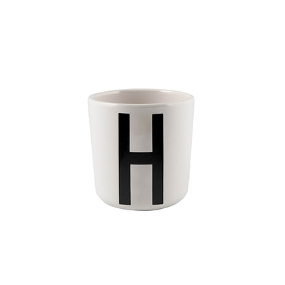 Design Letters H Melamin Kopp, Hvit