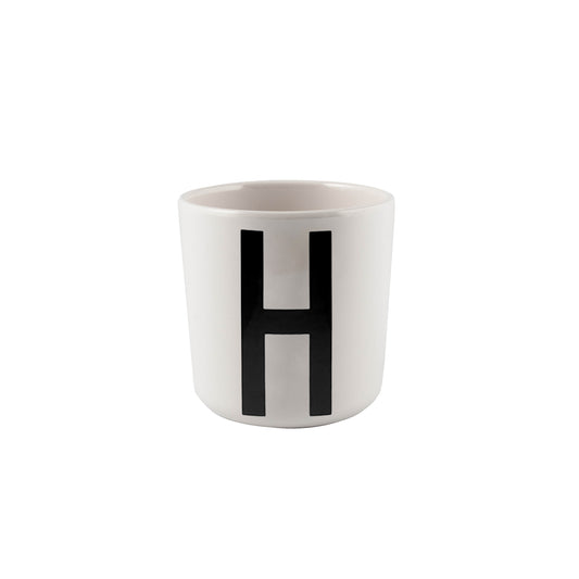 Design Letters H Melamin Kopp, Hvit