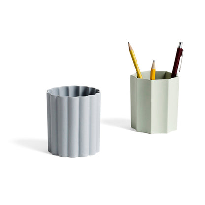 HAY IRIS Pen Holder, round, grey