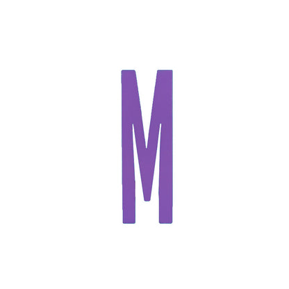 Design Letters Bokstaver i Tre, A-Z - Lilla