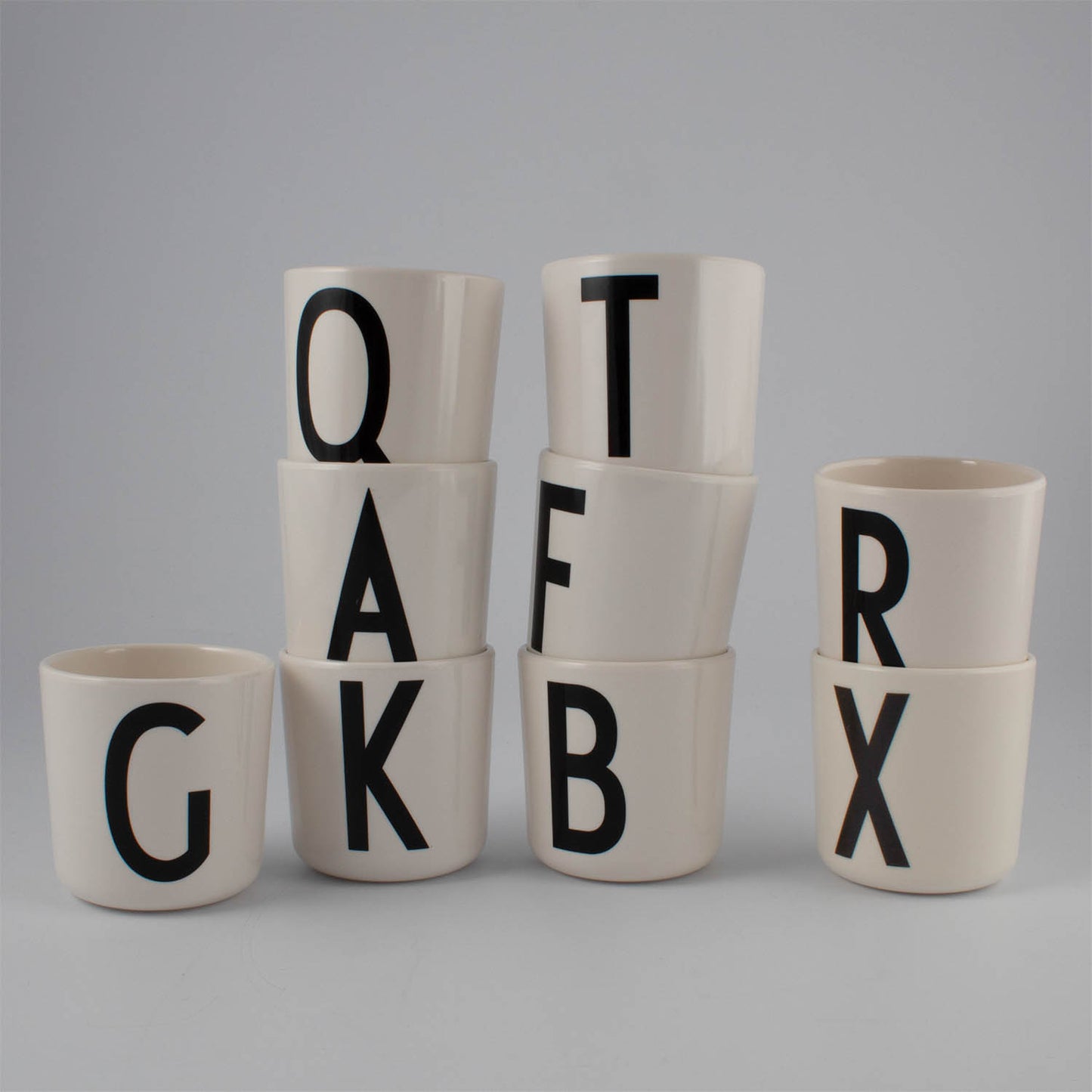 Design Letters X Melamin Kopp, Hvit