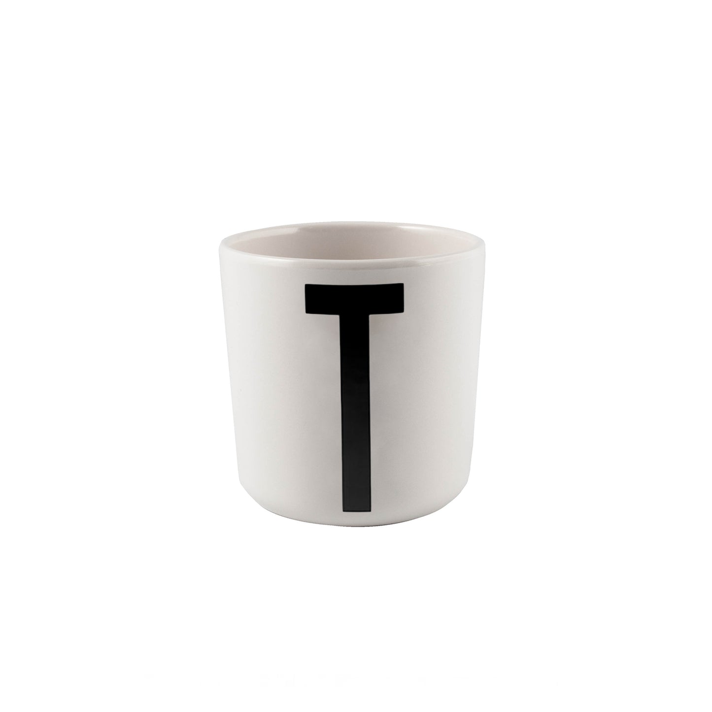 Design Letters T Melamin Kopp, Hvit