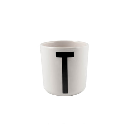 Design Letters T Melamin Kopp, Hvit
