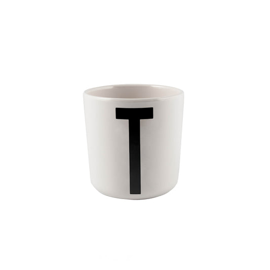 Design Letters T Melamin Kopp, Hvit