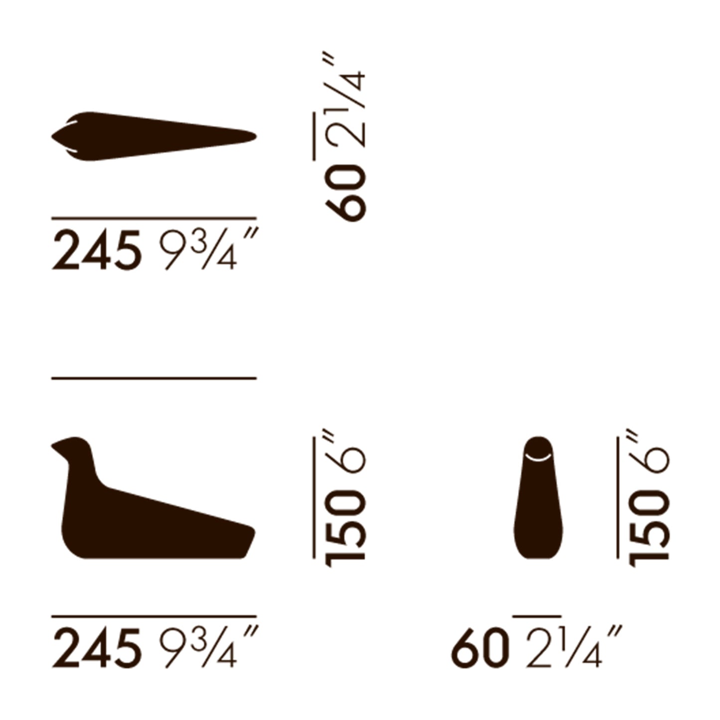 Vitra L´Oiseau, Sort
