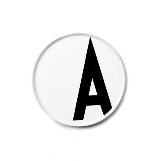 Design Letters A Tallerken, Hvit