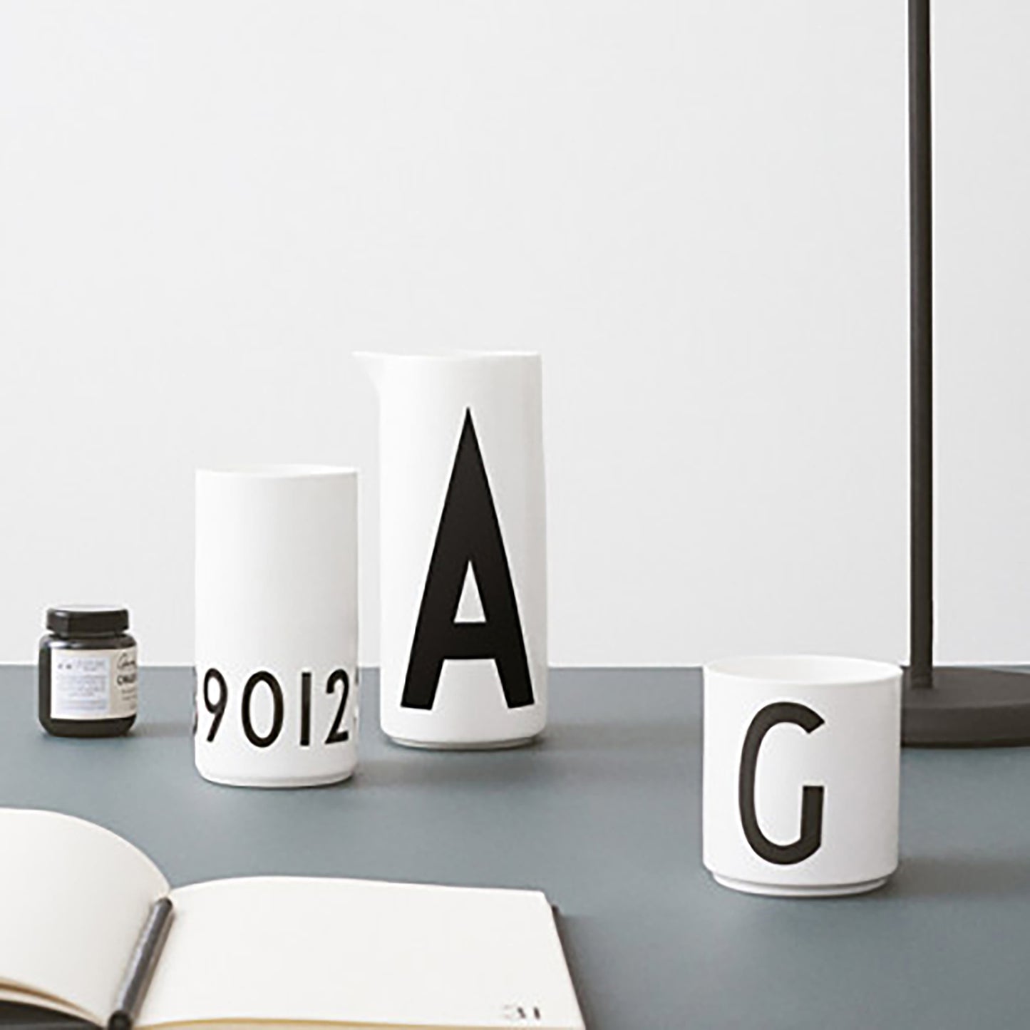 Design Letters Q Porselen Kopp, Hvit