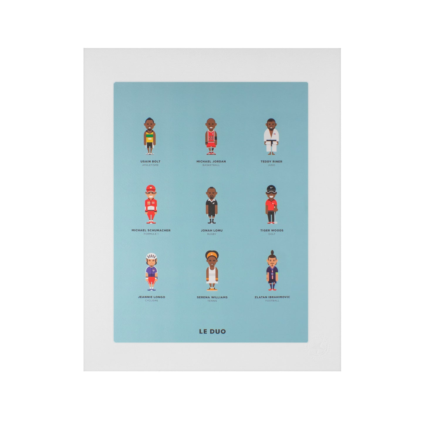 Image Republic Le Duo plakat "Sportifs" 40X50 cm.